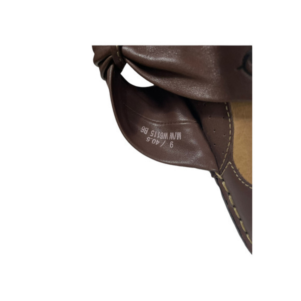Born Sandals Size 9 Brown & Tan Flip Flop Wedge - Picture 6 of 6